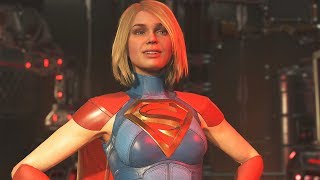 Injustice 2: Supergirl Vs All Characters | All Intro/Interaction Dialogues & Clash Quotes