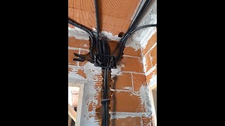 Instalación de tubos forroplast en chalet