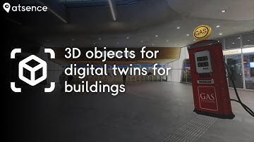 3D objects for digital twins for buildings