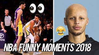 NEW Funny NBA Moments 2018 (Steph Curry, Lebron James, Lonzo Ball, Giannis, Westbrook..)
