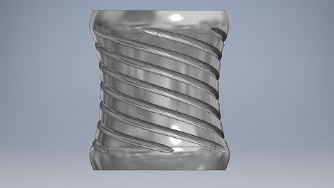 How to create groove for bottle mold