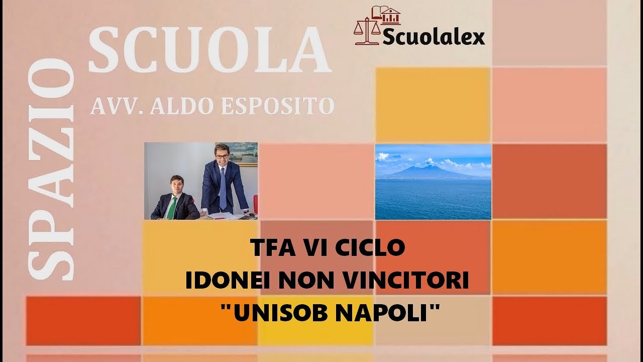 tfa-vi-ciclo-idonei-non-vincitori-unisob-napoli-youtube