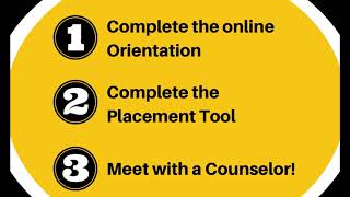 Online Orientation and Next Steps