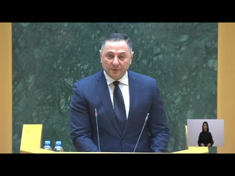 შს მინისტრის ვახტანგ გომელაურის მოსმენა პარლამენტში და დეპუტატების შეკითხვები