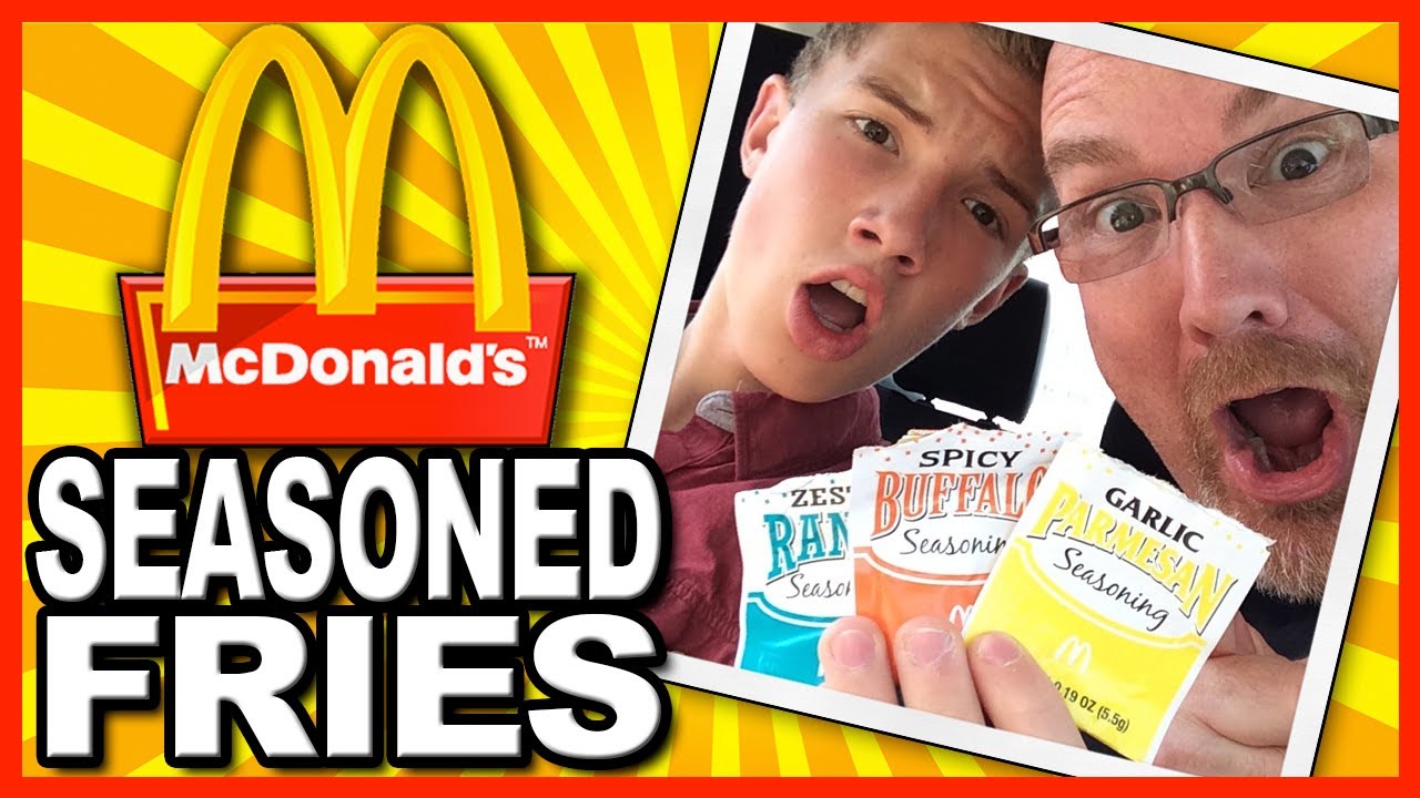 McDonald's Seasoned Fries Review "Shake, Shake Fries!" - YouTube