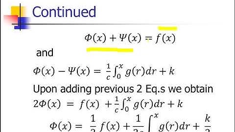 Free End Infinite string solution derivation Lecture 22