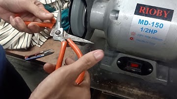 Phục hồi kéo cách mài kéo sắc bén đơn giản với máy mài