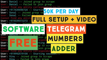 Telegram Member Adder Software 2022🔥 How to Add UNLIMITED Members in Telegram Group Free Script 2022