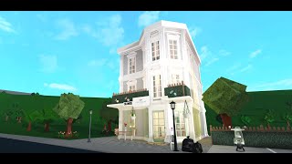 Roblox Bloxburg - Cozy Cafe And Apartment Speedbuild