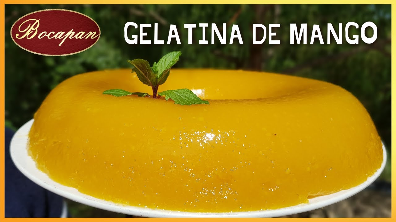 🍮🥭 GELATINA de MANGO 100% natural | 🔴Bocapan