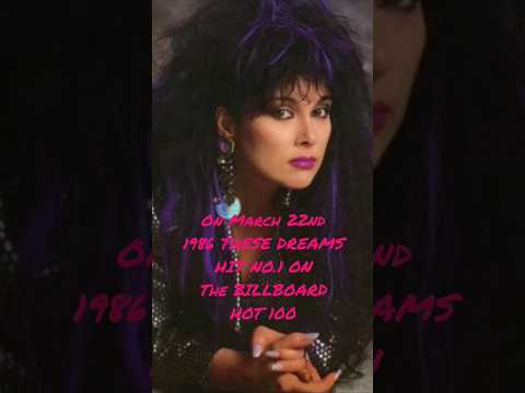 HEARTS FIRST NO 1 HIT THESE DREAMS Rock 1980s Heart Powerballads