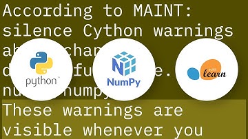 RuntimeWarning: numpy.dtype size changed, may indicate binary incompatibility