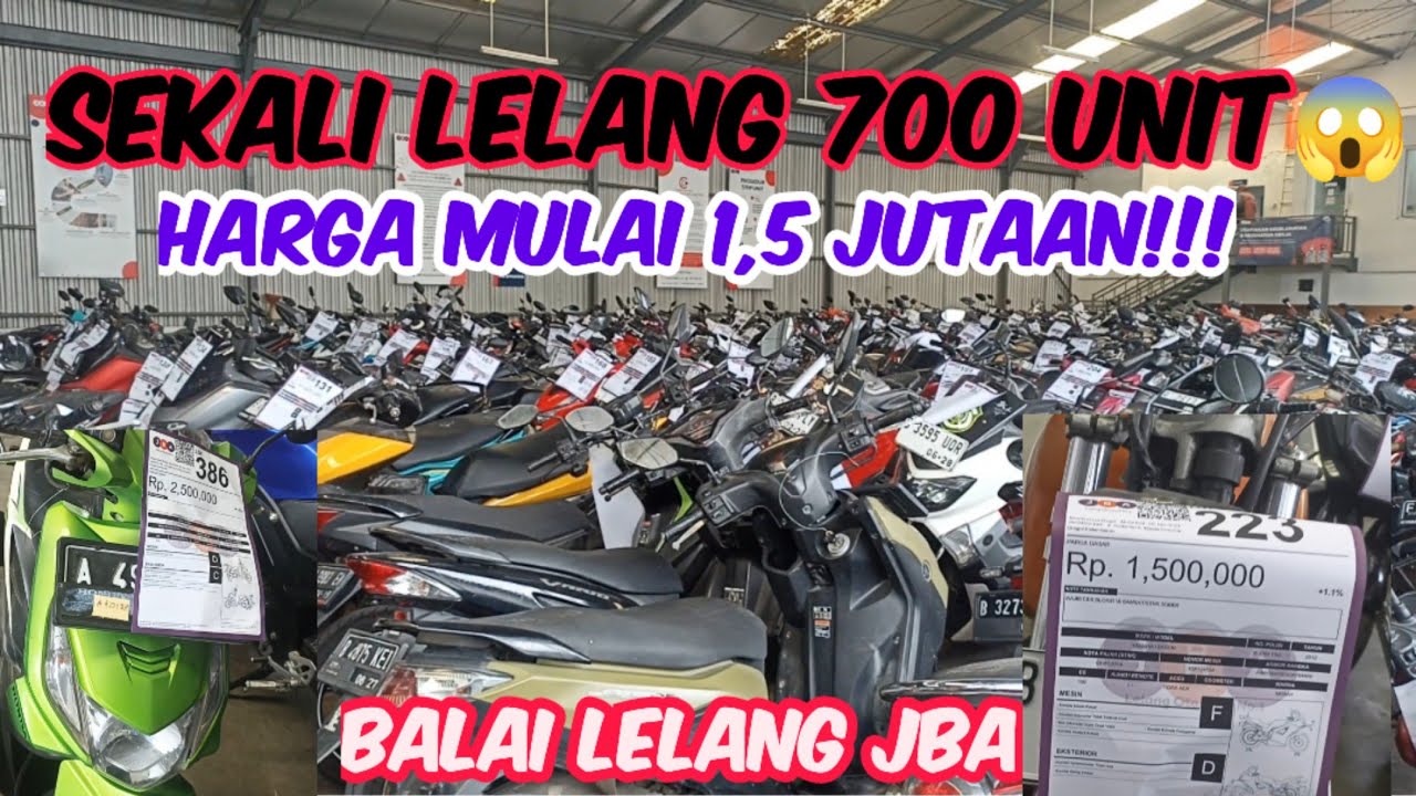 yakin gak mau kesini?? sekali lelang 756 unit!!stok masih ratusan ...