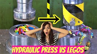 Hydraulic PRESS VS LEGOS (OMG)  #SHORTS screenshot 4