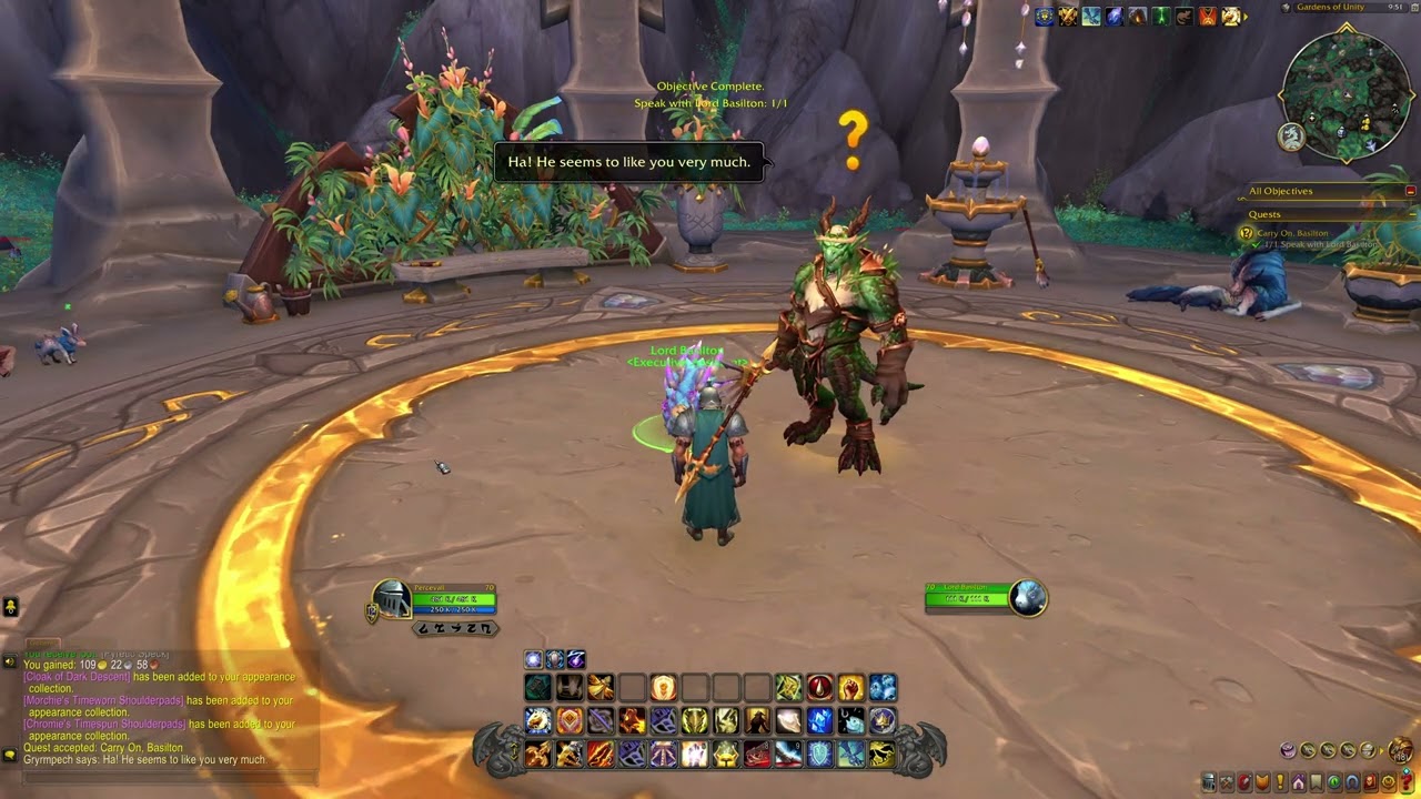 "Carry On, Basilton" Quest - Thaldraszus - World Of Warcraft