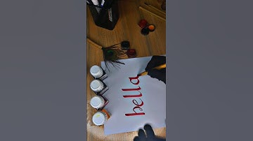 Bella name calligraphy|write your name in comments|The Hijabi Calligrapher