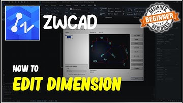 ZWCAD How To Edit Dimension