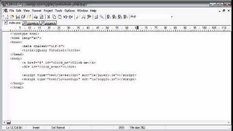 jQuery Tutorial   36   Toggle
