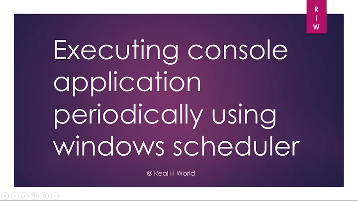 Executing console application periodically using windows scheduler