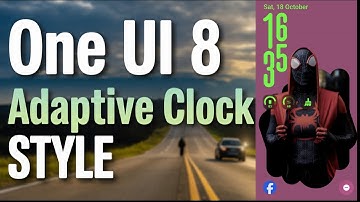 How to Apply Adaptive Clock Style in Samsung One UI 8