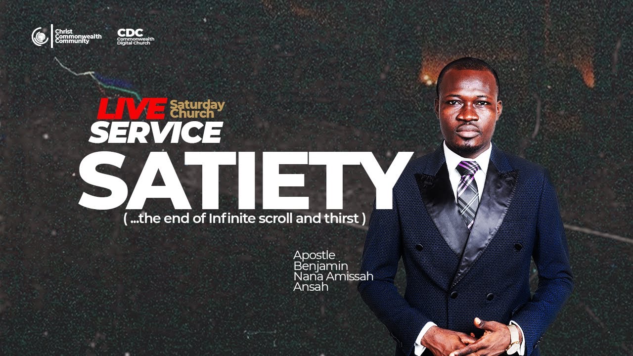SATIETY | SATURDAY CHURCH LIVE SERVICE | Apostle Bennie