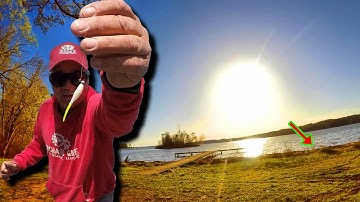 EASY Way To LOCATE & CATCH Spawning Crappie FROM THE BANK!!!