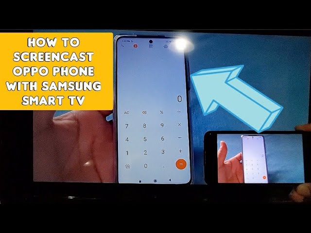 How to screen cast oppo Reno phone with Samsung Smart TV 📺 class=
