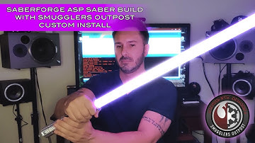 Saberforge ASP Hilt w/ Smugglers Outpost Custom Install