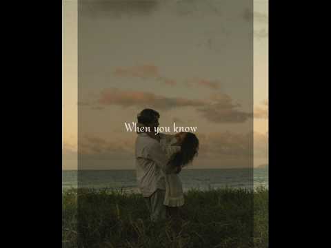 'When you know