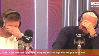 🤳 "There's LADIES asking where you were?" | Rangers fan, Gavin calls Gordon Dalziel from Prague 🏟