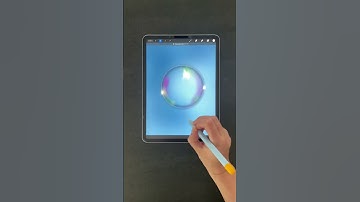 Easy bubble drawing #digitalart #art #procreate #tutorial #drawing #shorts #ipad #artist #bubble