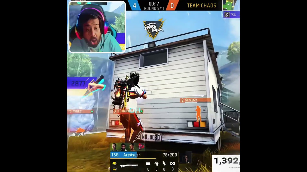 AYUSH 1v4 MASTERCLASS!! | TSG DOMINATION MODE ON 🔥 