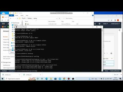 S3 Bucket Creation using CLI | Upload/download to S3 bucket from command line |AWS Hands on lab 2022