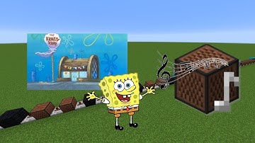 Minecraft: Spongebob - Krusty Crab Theme with Note Blocks