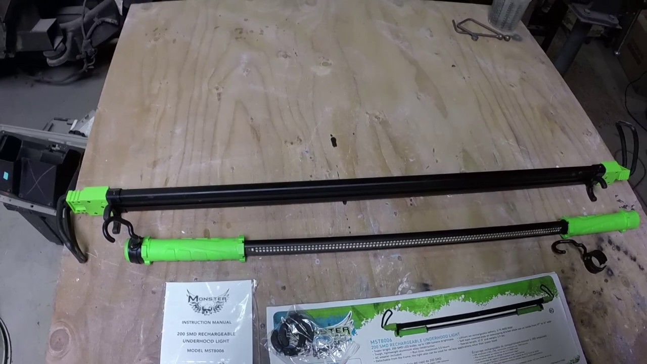 Monster Under Hood Light Review and a Sneak Peak YouTube