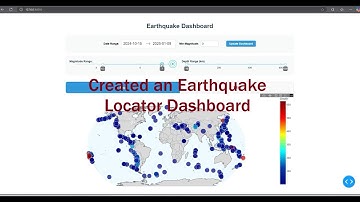 Unveiling My Incredible Earthquake Locator Dashboard!