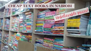 Where to get Cheap textbooks in Nairobi// BOTH wholesale and Retail