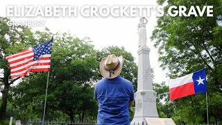 Grave of Davy Crocketts Wodow - The Smallest State Park in Texas!