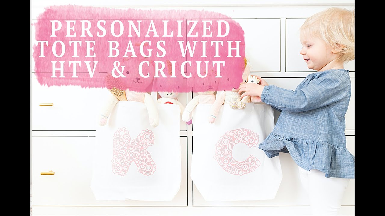 Personalized Bag with Cricut Iron-On Design - Coastal Kelder