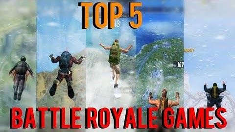 Top 5 Games Like Pubg Android/ iOS | 2019