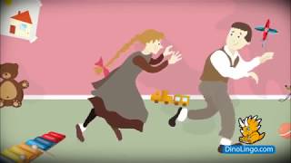 Portuguese Books for kids - Hansel and Gretel - Learn Brazilian Portuguese  for kids - Dinolingo screenshot 3