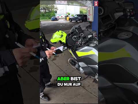 Motorrad Polizisten sind