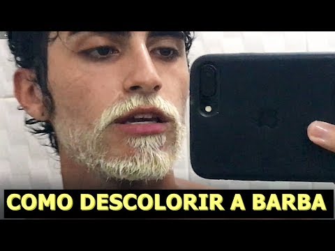 Como Descolorir A Barba Youtube