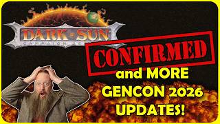 Dark Sun For Dd Is Back Plus More Updates From Gencon 2026