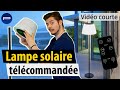 Lampe sur pied solaire tlcommande led cct lunartec pearltvfr