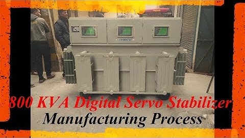 Digital Servo Voltage Stabilizer - Dimmer type Servo Stabilizer - Skill Development