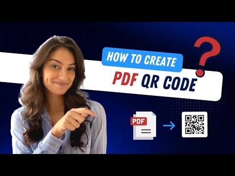 How to create a QR Code for PDF file in 30 seconds? 