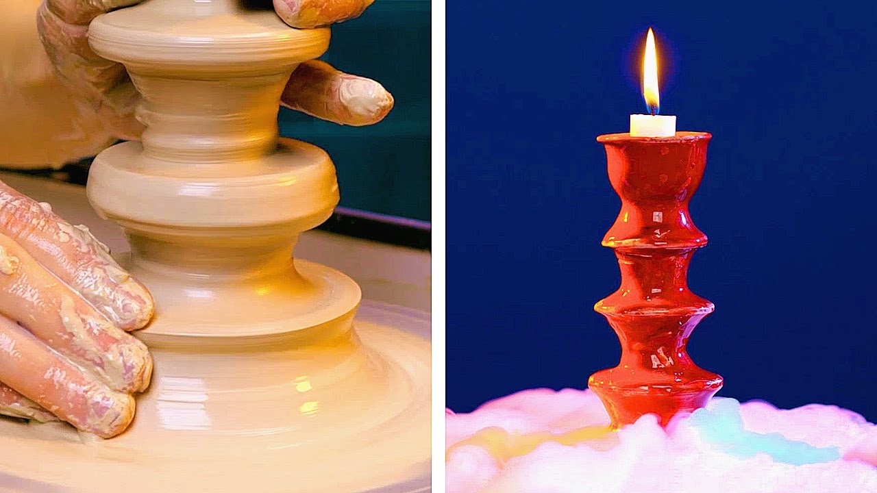 Relaxing Pottery Making For Beginners And Pros Stunning DIY Bowls by 5Minute DECOR! YouTube