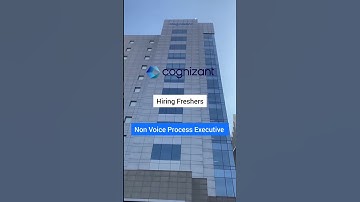 Cognizant Hiring Freshers for Non Voice Associate #cognizant #freshers