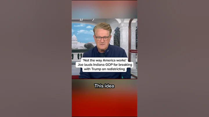 'Not the way America works' Joe lauds Indiana GOP for breaking with Trump on redistricting